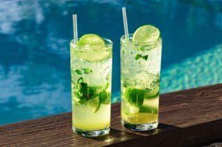 billede med mojito drink
