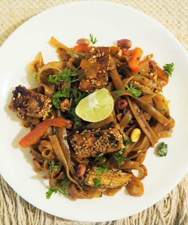 Pad thai med tofu