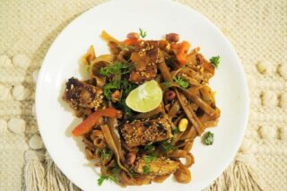 Pad thai med tofu