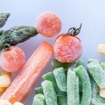 Billede til hvilke madvarer kan fryses ned.