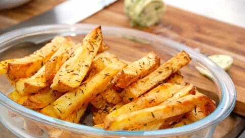 billede til pommes frites i ovn