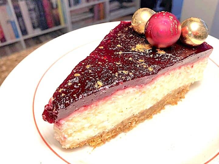 billede med Risalamande cheesecake