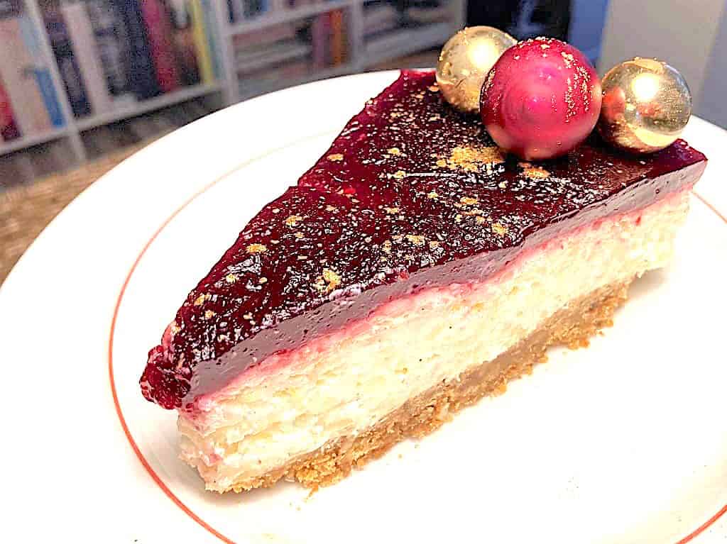 billede med Risalamande cheesecake