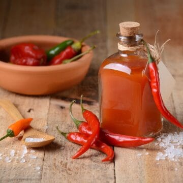 Billede med tabasco.