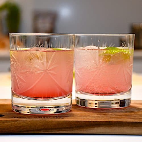 Blodappelsin mojito smuk drink med hvid rom