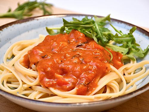 billederesultat for spaghetti med rosmarin og tomat