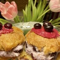Fastelavnsboller med wienerbrødsdej