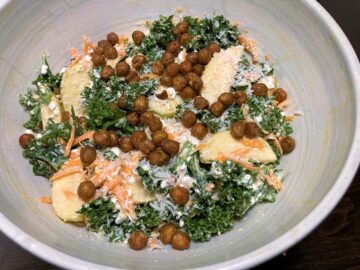 Januarsalat med grønkål