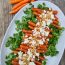 Teriyaki gulerødder med salat