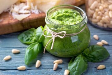 billede med italiensk pesto