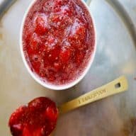 Jordbærmarmelade med chiafrø