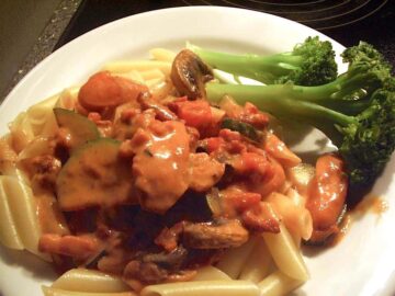 billederesultat for pasta med kalkun
