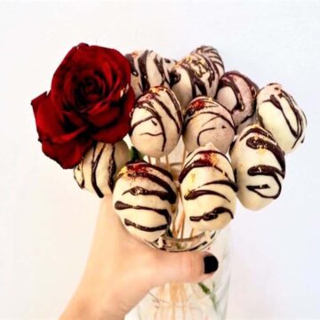 Popcakes med chokoladeovertræk