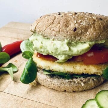 halloumiburger - vegetarburger