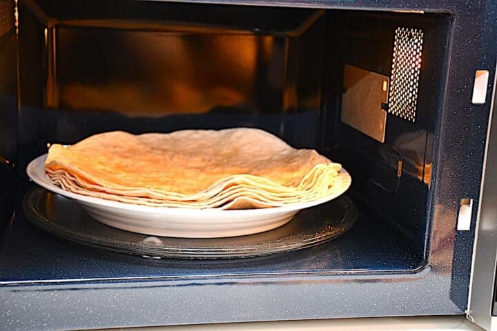 tortillas i mikroovn