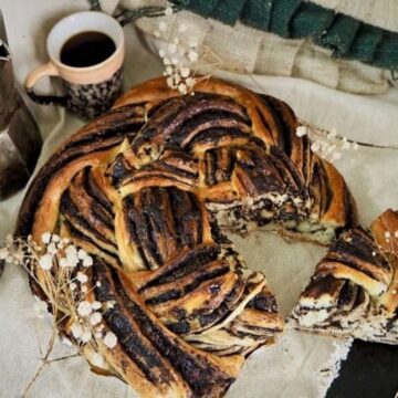 Brioche med chokolade