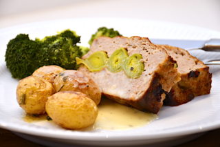 farsbrød med porrer