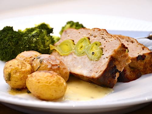 farsbrød med porrer