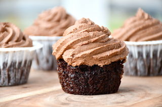 black magic muffins med chokocreme