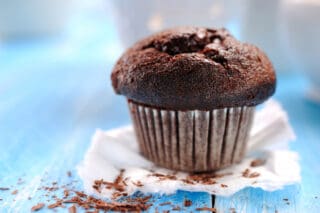 Billede af chokolademuffins.
