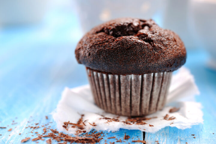 Billede af chokolademuffins.