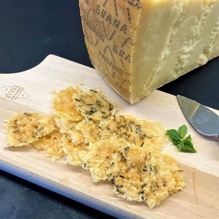 Grana Padano chips - sprøde italienske ostechips
