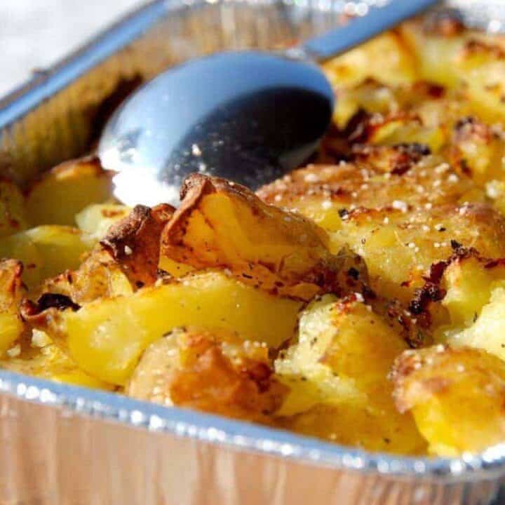 Billede af knuste kartofler.