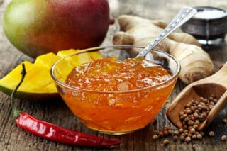 Billede af mangochutney.