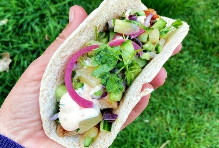 Tacos med ananassalsa