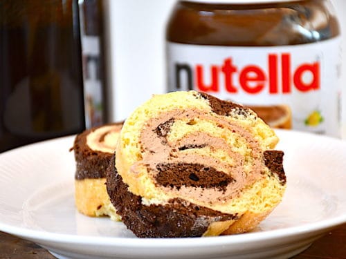 tigerroulade med Nutella smørcreme