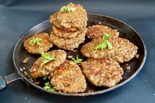 Vegetarfrikadeller som smager af kød