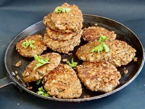 Vegetarfrikadeller som smager af kød