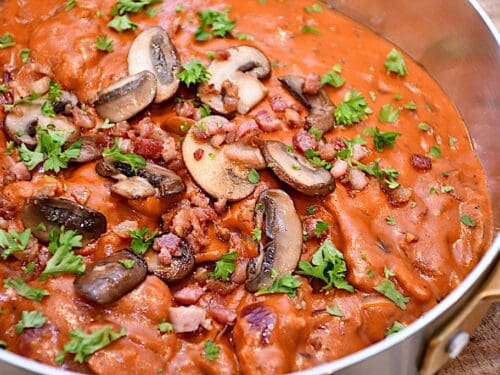 billede med Bøf Stroganoff