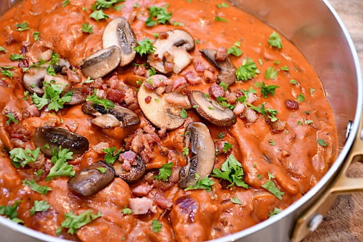billede med Bøf Stroganoff