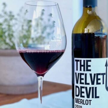 Foto af Merlot rødvin, The velvet Devil