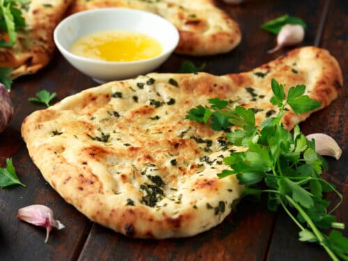 billede med naan indisk naanbrød