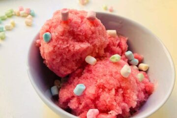 Rabarbersorbet
