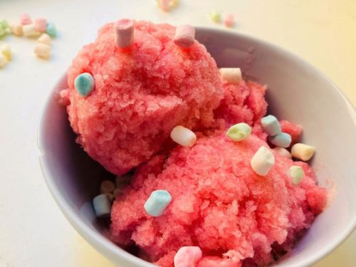 Rabarbersorbet