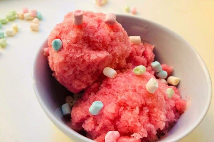 Rabarbersorbet
