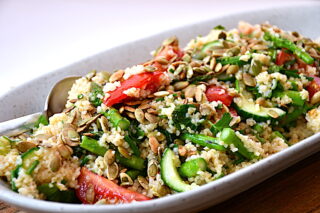 bulgursalat med asparges