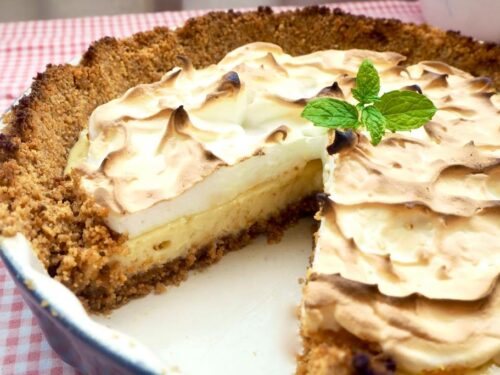 billede med Key lime pie