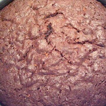 Chokolade-squash kage (chocolate zucchini cake)