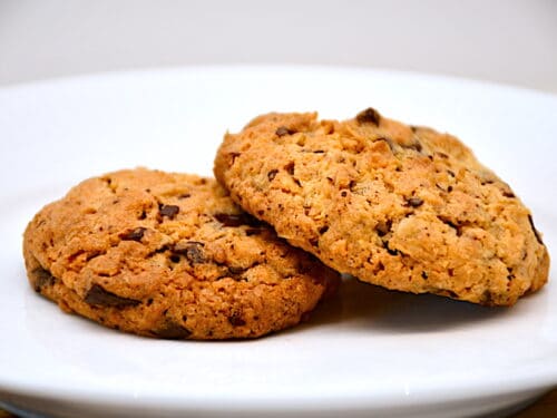 cookies med kokos og chokolade