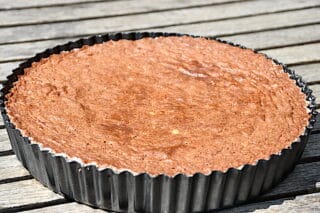 færdigbagt mazarin chokoladekage