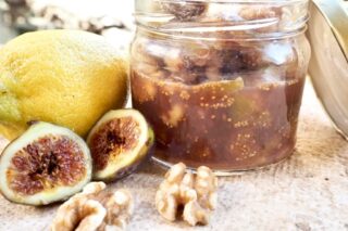 Figenmarmelade med valnødder
