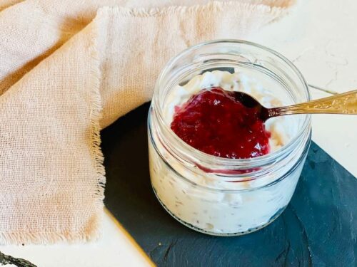 billede med hjemmelavet risifrutti
