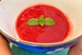 Ribscoulis med kirsebær