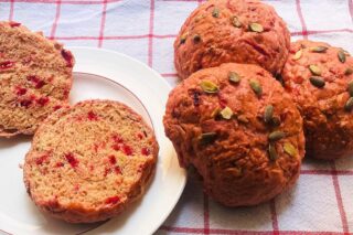 billede med rødbedeboller