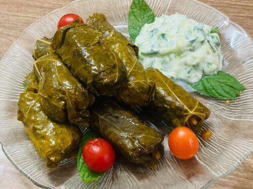 Dolmades vinblade