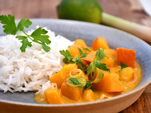 græskar curry kødfri gryderet